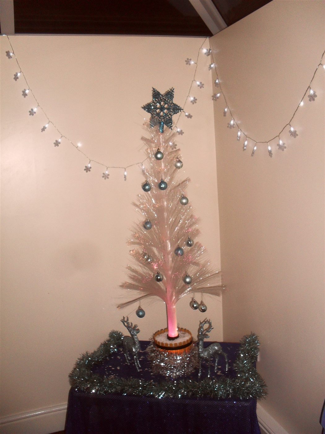 A seasonal display made with the children
